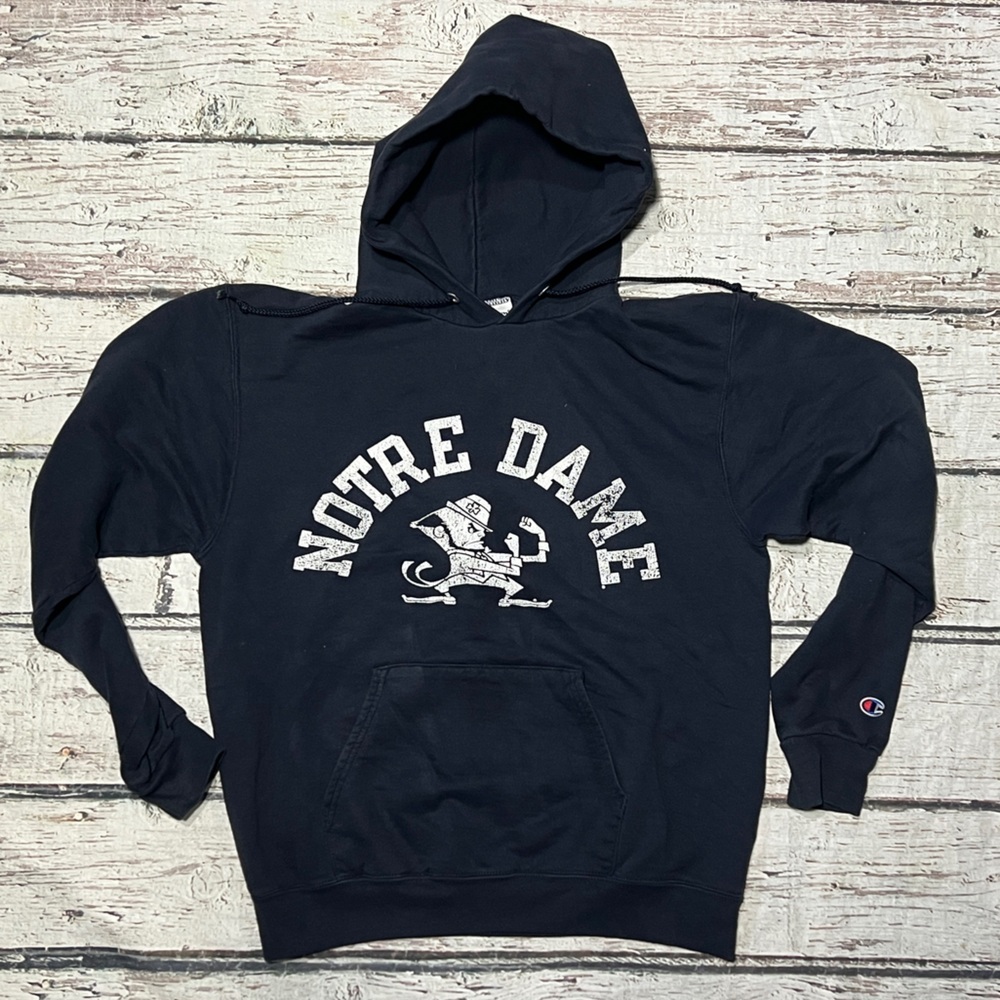 Notre Dame Fighting Irish NCAA Champion Blue Hoodie Pullover Sweatshirt